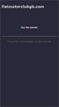 Mobile Screenshot of fiatmotorclubgb.com